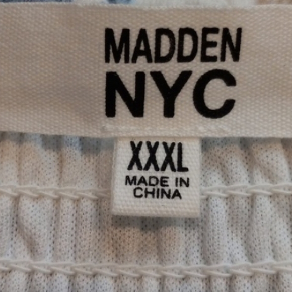 Tiered Smocked Western Ruffle SKORT Skirt Blue Floral Comfy Summer Beach Boho - Picture 9 of 14